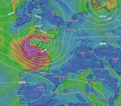 Tempête Frederico