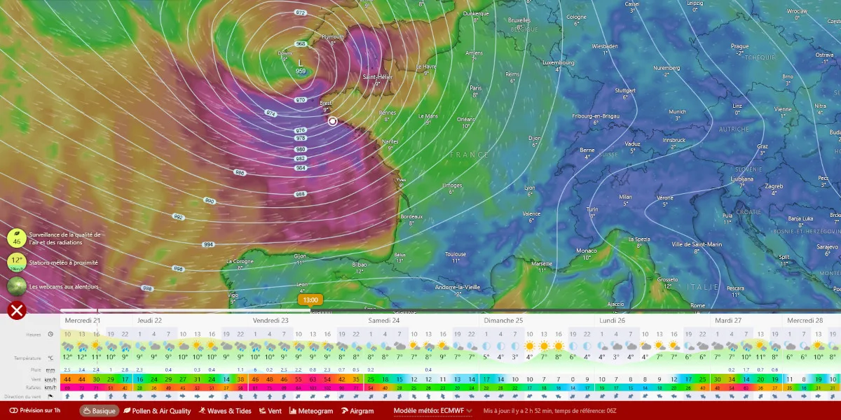 Météo marine autour de moi