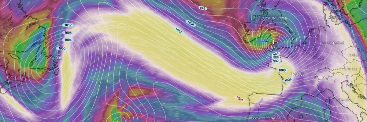 Jet stream tempête Goretti