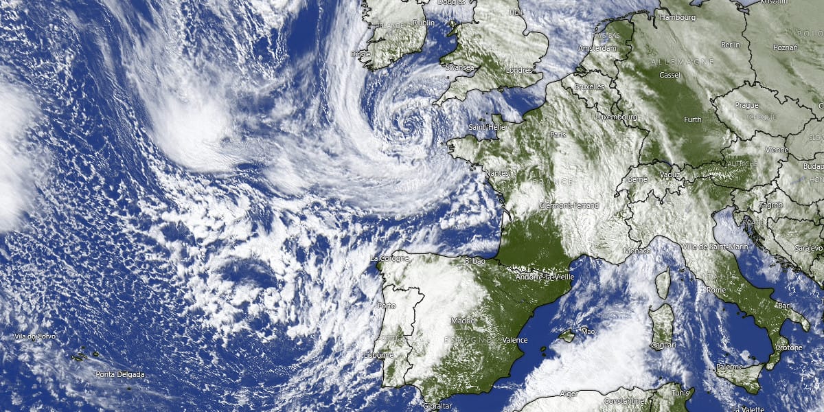 Image satellite tempête Ingrid